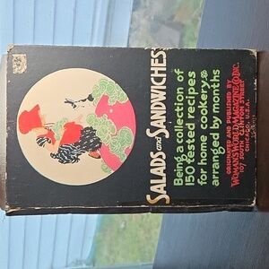1924 Salads And Sandwiches Recipes Arranged By Months